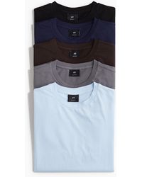 H&M - Set Van 5 T-shirts - Lyst