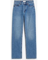 H&M - Straight High Jeans - Lyst