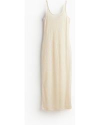 H&M - Fischnetz-Kleid mit Pailletten - Lyst