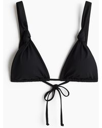 H&M - Padded Triangle Bikini Top - Lyst