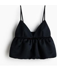 H&M - Bubble-hem Straptop - Lyst