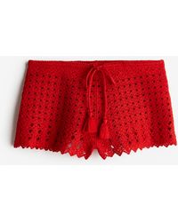 H&M - Minishorts im Häkellook - Lyst