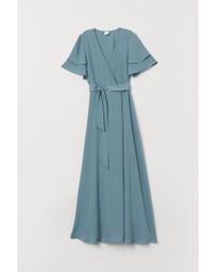 H&M Wrap Dress - Blue
