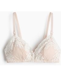 H&M - MAMA Wattierter Still-BH aus Spitze - Lyst