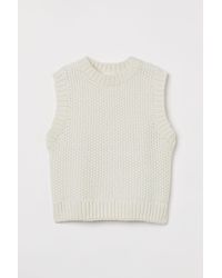 h&m sleeveless jumper