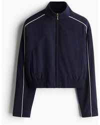 H&M - Trainingsjacke aus Twill - Lyst