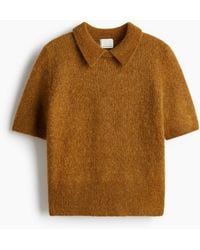 H&M - Trui Van Alpacawolmix Met Kraag - Lyst