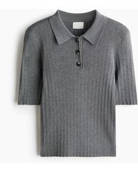 H&M - Ajourgebreide Top - Lyst