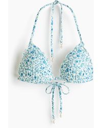 H&M - Push-up Triangelbikinitop - Lyst
