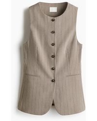 H&M - Long-Gilet - Lyst