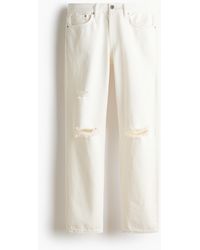 H&M - Regular Straight Jeans - Lyst