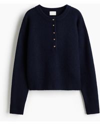 H&M - Pull à boutons - Lyst