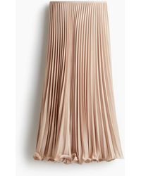 H&M - Geplisseerde Maxirok - Lyst