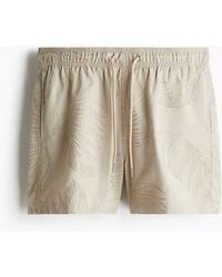 H&M - Gemusterte Badeshorts - Lyst