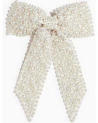 H&M - Barrette Avec Naud Ornementé En Satin - Lyst
