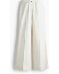 H&M - Flared Twill Broek - Lyst