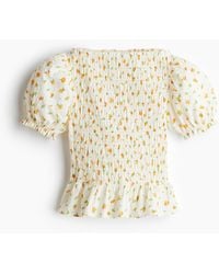 H&M - Gesmokte Bluse - Lyst