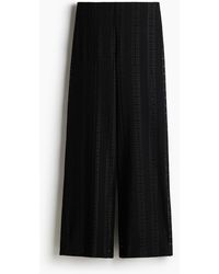 H&M - Hose aus Spitzenjersey - Lyst