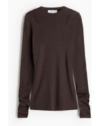 H&M - Shirt aus Merinowolle - Lyst