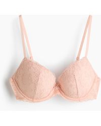 H&M - Push-up-BH mit Stickerei - Lyst