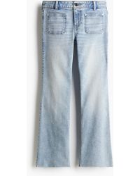 H&M - Flared Ankle Jeans - Lyst