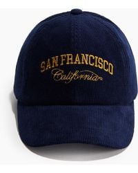 H&M - Cap aus Cord - Lyst
