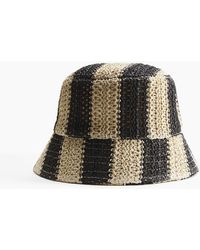 H&M - Bucket Hat aus Stroh - Lyst