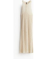 H&M - Kleid im Häkellook mit Twistdetails - Lyst