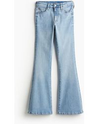H&M - Flared Ultra High Jeans - Lyst