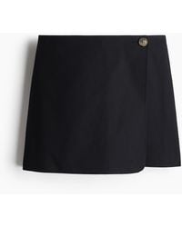 H&M - Jupe-Short En Twill - Lyst