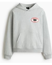 H&M - Hoodie mit Motivdetails in Loose Fit - Lyst