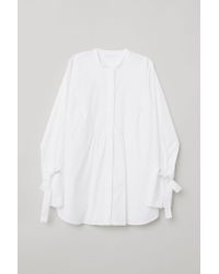 H&M MAMA Baumwollbluse - Weiß