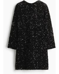 H&M - Minirobe à sequins - Lyst