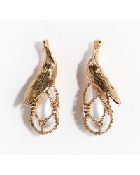 H&M - Ohrringe mit Perle - Lyst