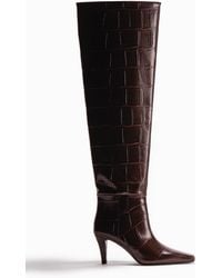 H&M - Overknee-Stiefel - Lyst