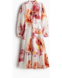 H&M - Oversized Crinklejurk - Lyst
