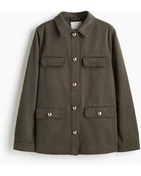 H&M - Utility-Jacke aus Twill - Lyst