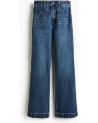 H&M - Flared High Jeans - Lyst