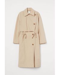 H&M Trenchcoat - Natur
