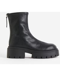 H&M - Chunky Boots - Lyst