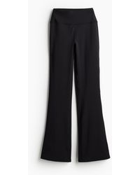 H&M - Ausgestellte Sportleggings mit DryMove - Lyst