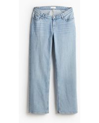 H&M - MAMA Wide Low Jeans Before & After - Lyst
