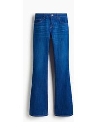 H&M - Flared Low Jeans - Lyst