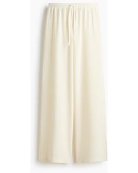 H&M - Drawstringbroek Met Textuur - Lyst