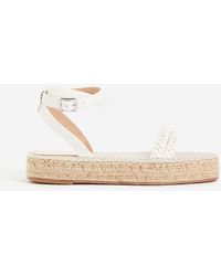 H&M - Espadrilles Met Gevlochten Details - Lyst