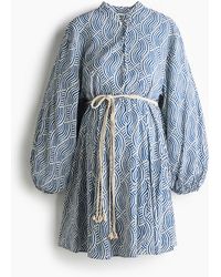 H&M - MAMA Kleid mit Makrameegürtel - Lyst
