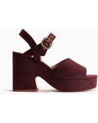 H&M - Plateau-Sandalen mit Blockabsatz - Lyst