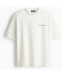 H&M - Bedrucktes T-Shirt in Oversized Fit - Lyst