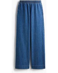 H&M - Denim Pull-on Broek - Lyst