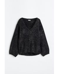 H&M - Glitzernder Pullover - Lyst